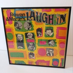 Vintage Laugh In Album Cover Wall Art Bright Graphics Epic Records